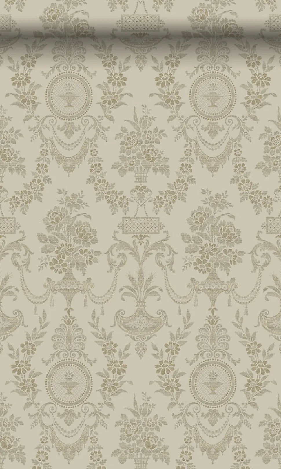 Origin Wallcoverings papier peint ornement taupe - 53 cm x 10.05 m - 326136