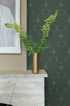 Origin Wallcoverings papier peint ornement vert foncé - 50 x 900 cm - 347924