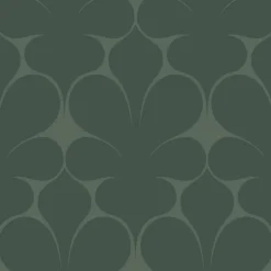 Origin Wallcoverings papier peint ornement vert foncé - 50 x 900 cm - 347924