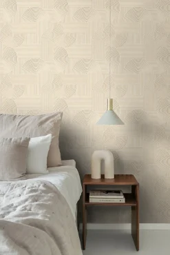 Origin Wallcoverings papier peint graphique 3D sable beige - 53 cm x 10.05 m - 348015