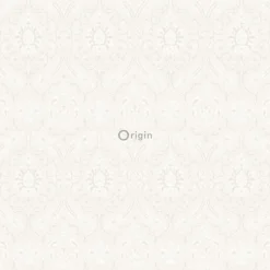 Origin Wallcoverings papier peint ornement blanc - 53 cm x 10.05 m - 346240