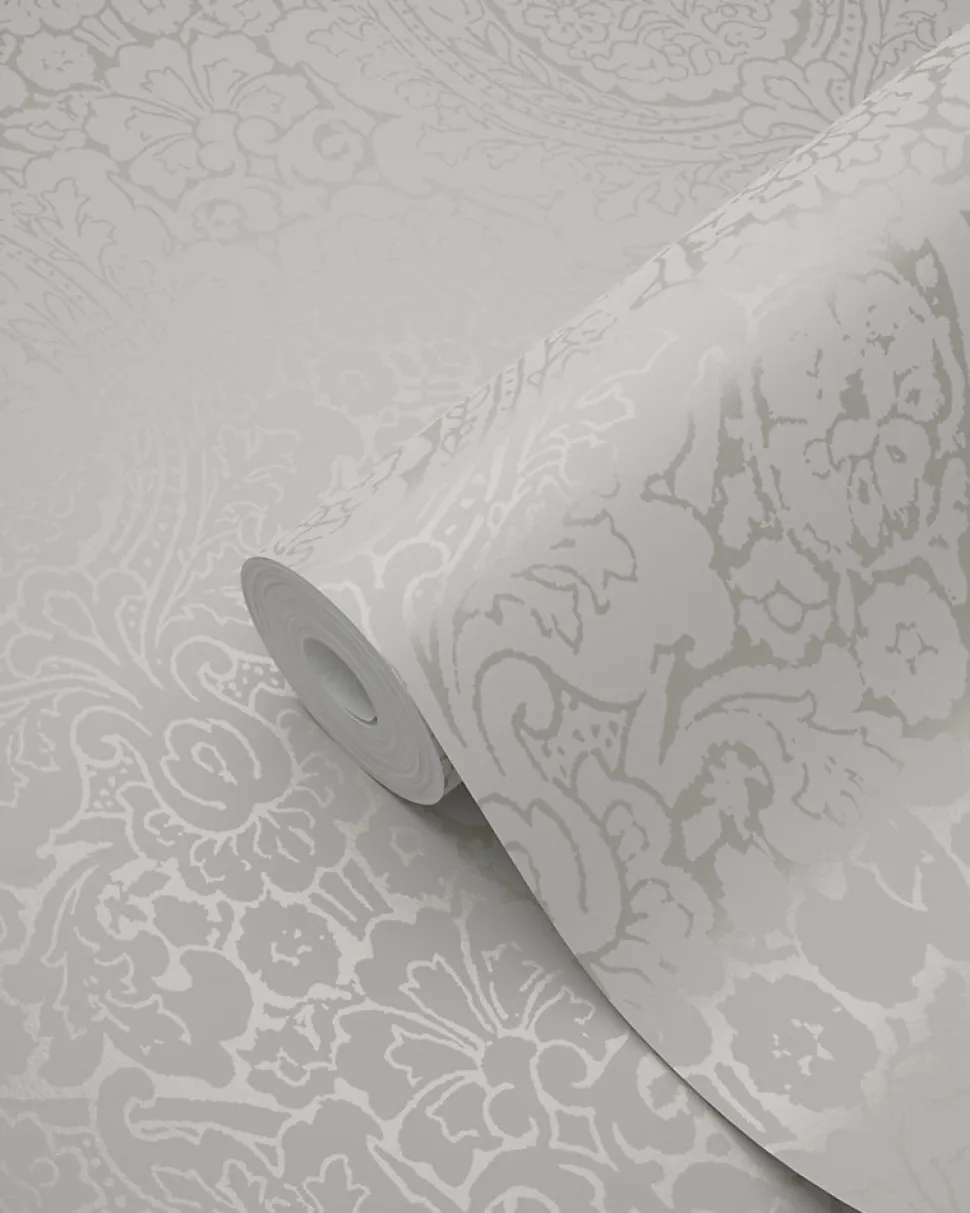 Origin Wallcoverings papier peint ornement beige brillante - 53 cm x 10.05 m - 347328