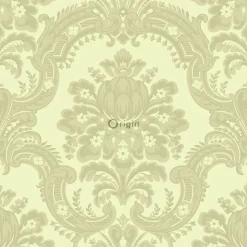 Origin Wallcoverings papier peint ornement vert clair - 53 cm x 10.05 m - 346525