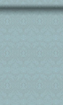 Origin Wallcoverings papier peint ornement bleu glace - 53 cm x 10.05 m - 346246