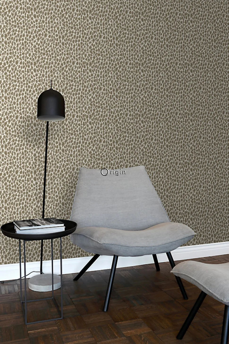 Origin Wallcoverings papier peint peau de léopard beige - 53 cm x 10.05 m - 347427