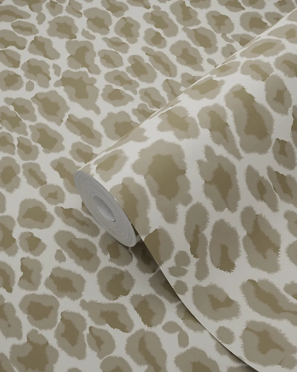 Origin Wallcoverings papier peint peau de léopard beige - 53 cm x 10.05 m - 347427