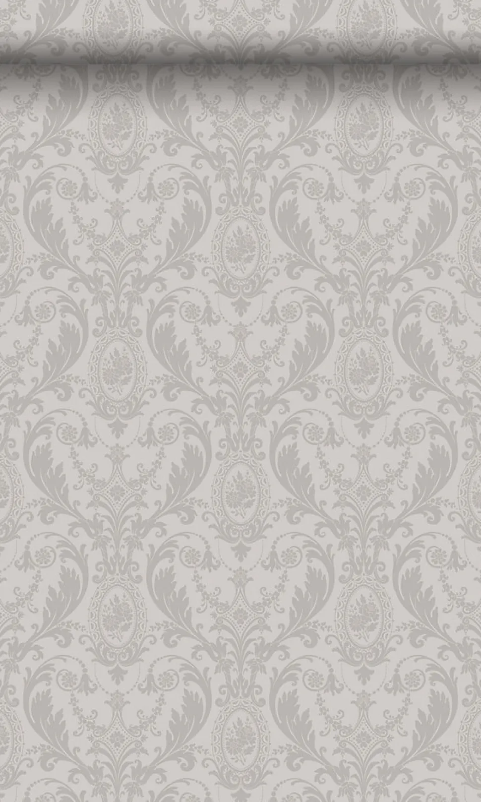Origin Wallcoverings papier peint ornement gris - 53 cm x 10.05 m - 346217