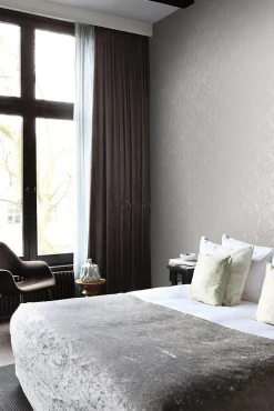 Origin Wallcoverings papier peint ornement gris - 53 cm x 10.05 m - 346217