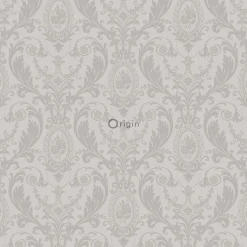 Origin Wallcoverings papier peint ornement gris - 53 cm x 10.05 m - 346217