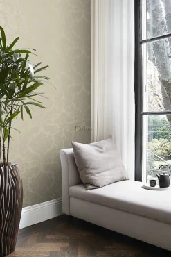Origin Wallcoverings papier peint ornement beige chaud - 53 cm x 10.05 m - 346238