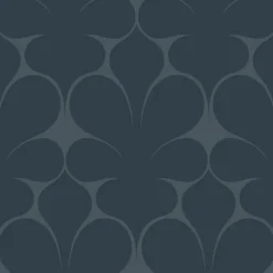 Origin Wallcoverings papier peint ornement bleu foncé - 50 x 900 cm - 347925