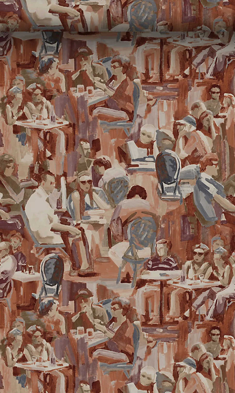 Origin Wallcoverings papier peint motif figurativ brun rouille - 53 cm x 10.05 m - 347420