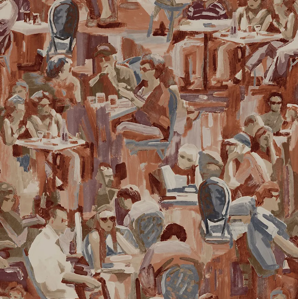 Origin Wallcoverings papier peint motif figurativ brun rouille - 53 cm x 10.05 m - 347420