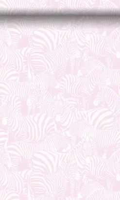 Origin Wallcoverings papier peint zèbres rose clair - 53 cm x 10.05 m - 346835