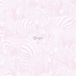 Origin Wallcoverings papier peint zèbres rose clair - 53 cm x 10.05 m - 346835