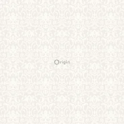 Origin Wallcoverings papier peint ornement blanc et gris clair - 53 cm x 10.05 m - 346536