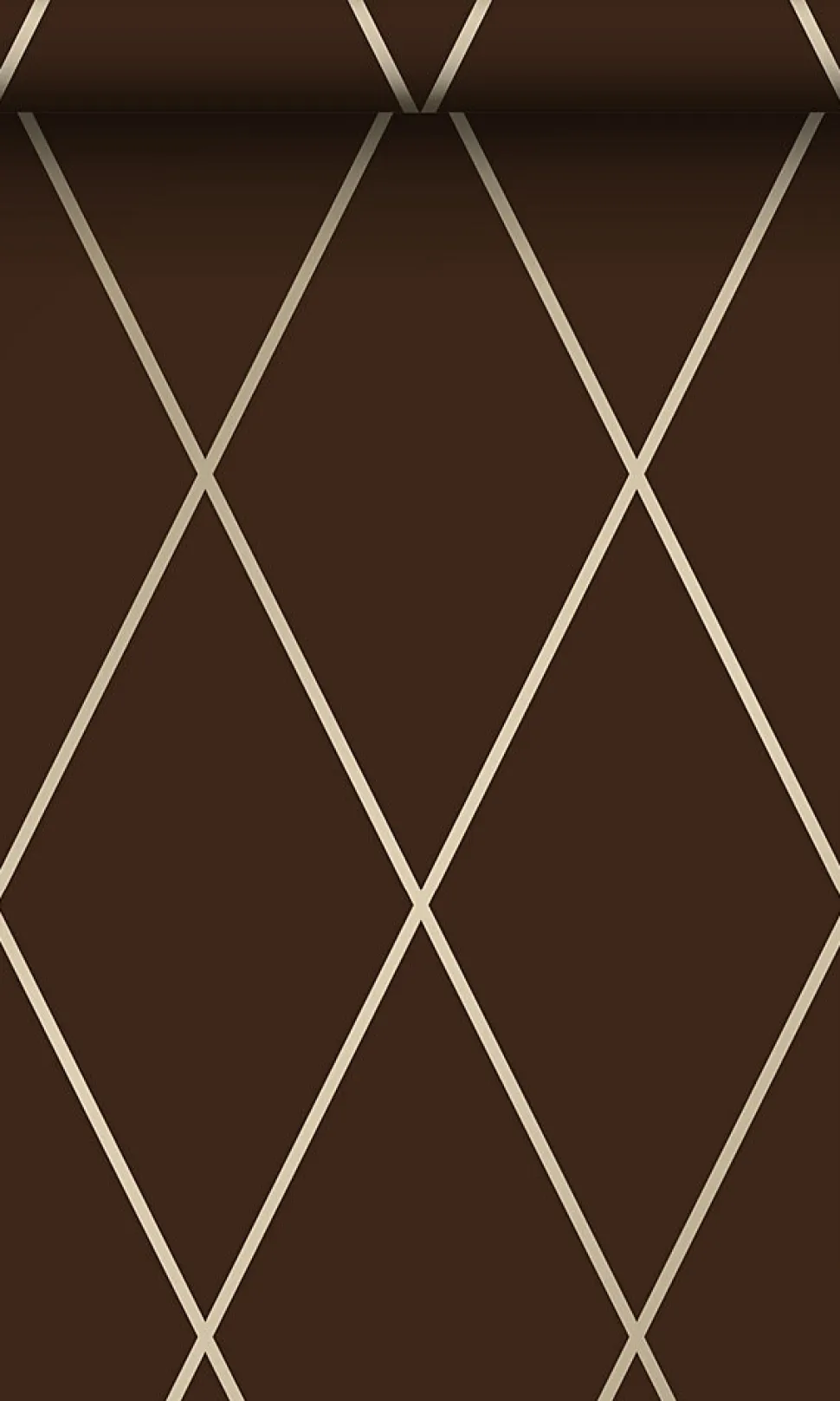 Origin Wallcoverings papier peint à carreaux brun mat et bronze brillant - 53 cm x 10.05 m - 345717