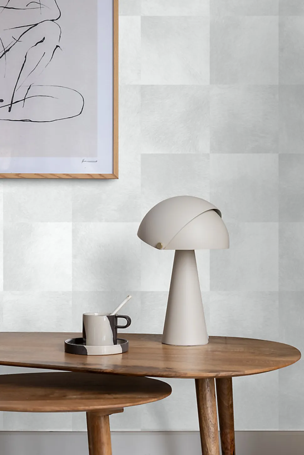 Origin Wallcoverings papier peint peau d'animal avec texture de fourrure gris chaud clair - 53 cm x 10.05 m - 347485