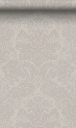 Origin Wallcoverings papier peint ornement taupe clair - 53 cm x 10.05 m - 347037