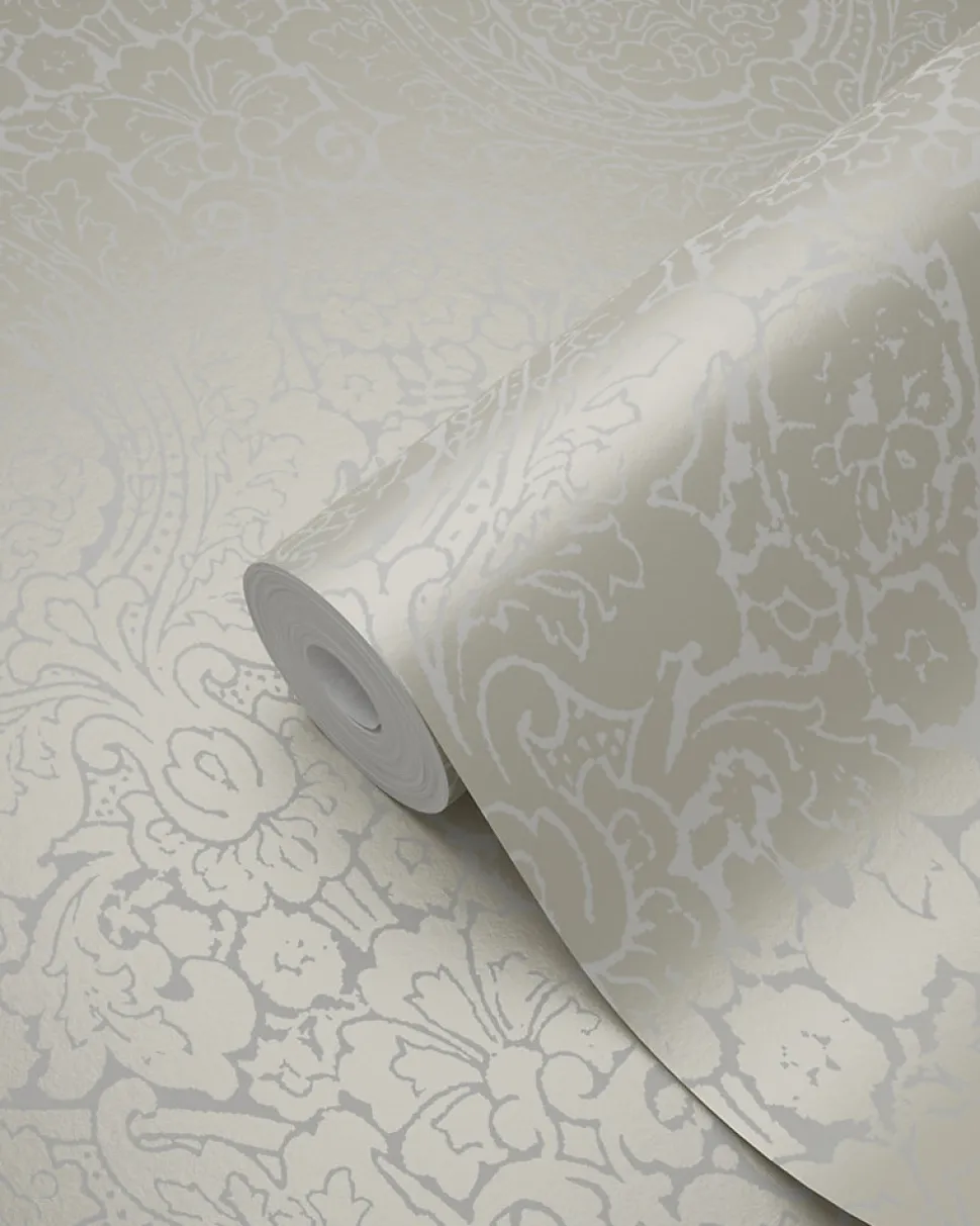 Origin Wallcoverings papier peint ornement beige champagne - 53 cm x 10.05 m - 345427