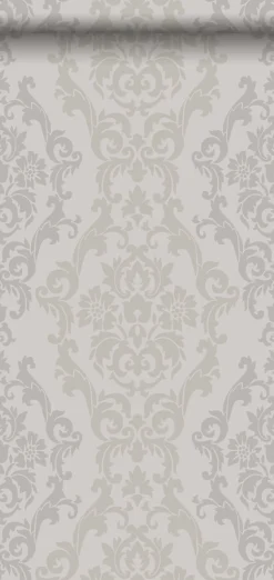 Origin Wallcoverings papier peint ornement taupe - 53 cm x 10.05 m - 346211