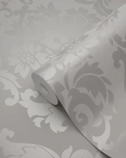Origin Wallcoverings papier peint ornement taupe - 53 cm x 10.05 m - 346211