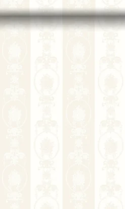 Origin Wallcoverings papier peint ornement argent et blanc - 53 cm x 10.05 m - 346829