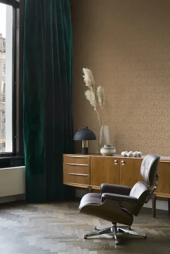 Origin Wallcoverings papier peint ornement bronze brillant - 53 cm x 10.05 m - 346533