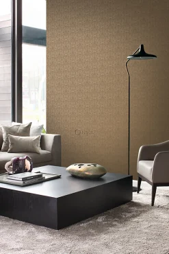 Origin Wallcoverings papier peint ornement bronze brillant - 53 cm x 10.05 m - 346533