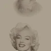 Origin Wallcoverings papier peint Marilyn Monroe bronze brillant - 53 cm x 10.05 m - 326351