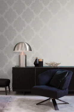 Origin Wallcoverings papier peint ornement taupe - 53 cm x 10.05 m - 345915