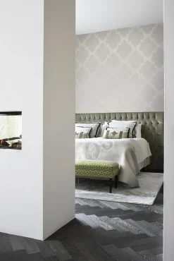 Origin Wallcoverings papier peint ornement taupe - 53 cm x 10.05 m - 345915