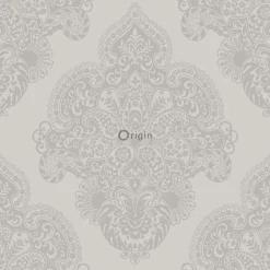 Origin Wallcoverings papier peint ornement taupe - 53 cm x 10.05 m - 345915