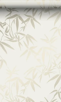Origin Wallcoverings papier peint feuilles de bambou beige - 53 cm x 10.05 m - 347735