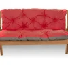 oussin pour banc de jardin 150x50x40cm coussin de banc de jardin Rouge coussin de balançoire coussin de banc extérieur