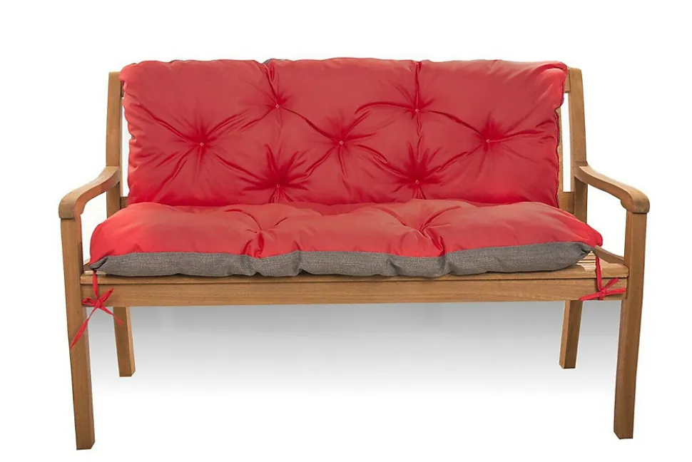 oussin pour banc de jardin 150x50x40cm coussin de banc de jardin Rouge coussin de balançoire coussin de banc extérieur