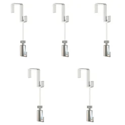 Pack de 5 kit d'accrochages tableaux Artiteq - suspension sur portes, panneaux, cloisons 21mm - Max 15kg