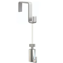 Pack de 5 kit d'accrochages tableaux Artiteq - suspension sur portes, panneaux, cloisons 21mm - Max 15kg