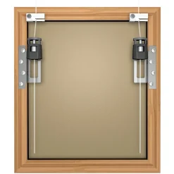 Pack de 2 redresseurs de cadre + vis - pour cimaise tableau Artiteq