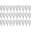 Pack de 30 trombones gouttes d'eau noir
