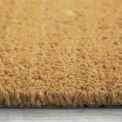 Paillasson - Tapis brosse Coco - Ecru - Ep, 23 mm - Rouleau de 2m x 2m