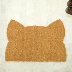 Paillasson Coco - Chat Miaou - Ecru - 73 x 52 cm