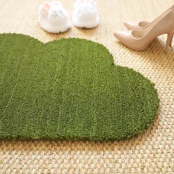 Paillasson Coco - Nuage - Vert - 50 x 85 cm
