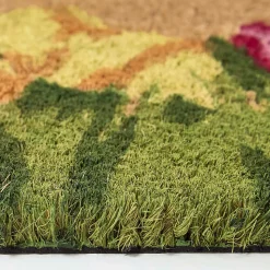 Paillasson coco antidérapant tulipes - HOMESCAPES