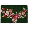Paillasson de Noël en fibre de coco naturelle imprimé cerf 40 x 60 cm GoodHome