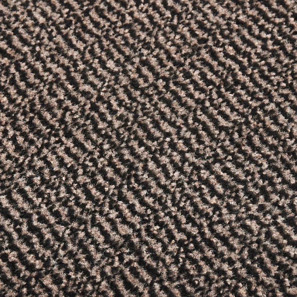 Paillasson touffeté 80x120 cm Marron foncé vidaXL