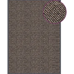 Paillasson touffeté 60x90 cm Marron foncé vidaXL
