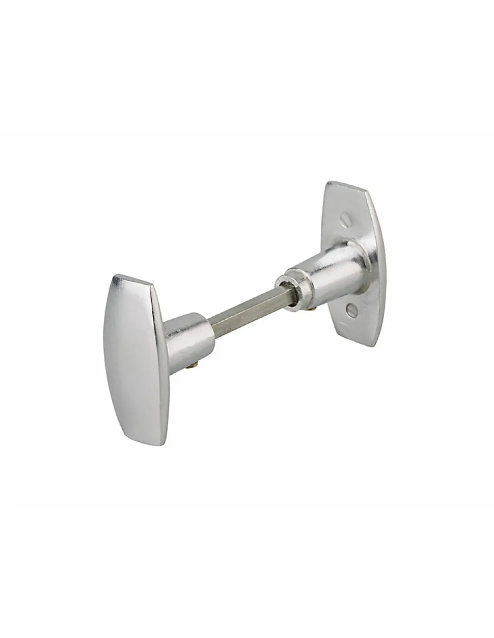 Paire de boutons pour porte, carré 6mm, fourreau adaptateur 7mm - THIRARD