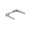Paire de béquilles Alsace pour porte, carré 8mm, 2 portées, argent - THIRARD