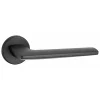 Paire de béquilles Boston pour porte, carré 7mm, noir mat - THIRARD